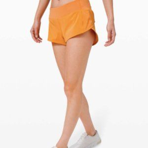 Lululemon Speed Up Short *2.5" Monarch Orange sz 4